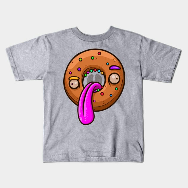 Donut Look At Me Kids T-Shirt by ArtisticDyslexia